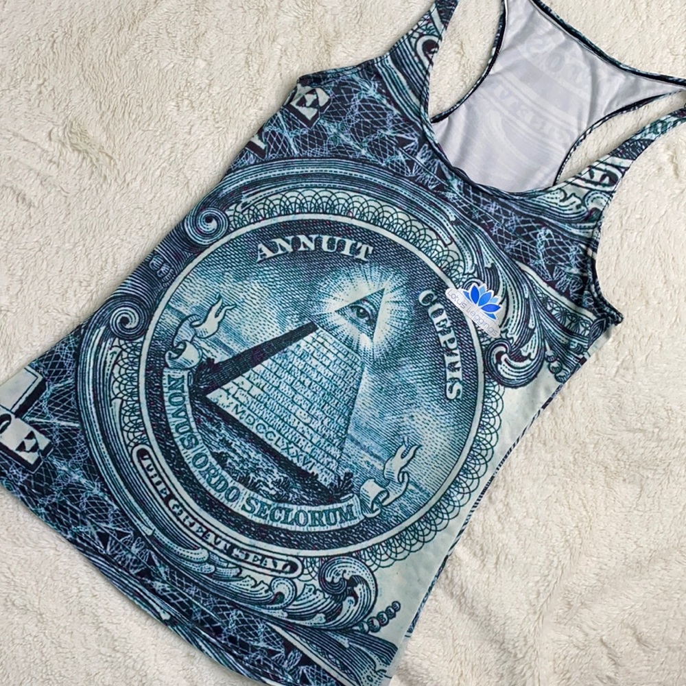 π€©π Illuminati Workout Top - Picture 1 of 4